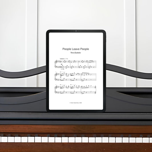 "People Leave People” piano sheets