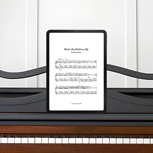 "Under the Northern Sky” piano sheets