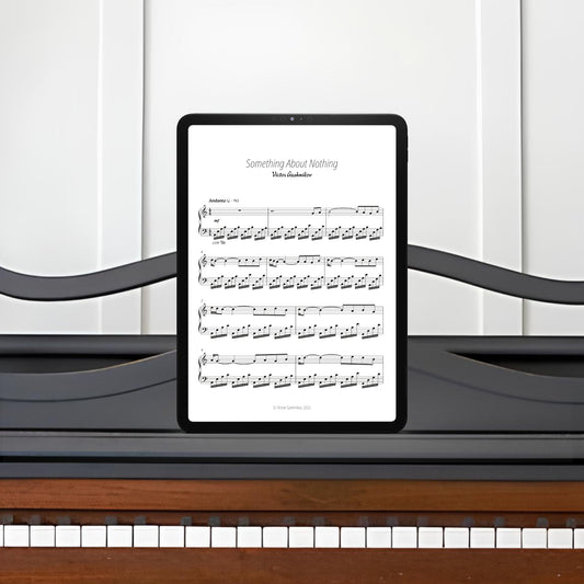 "Something About Nothing” piano sheets