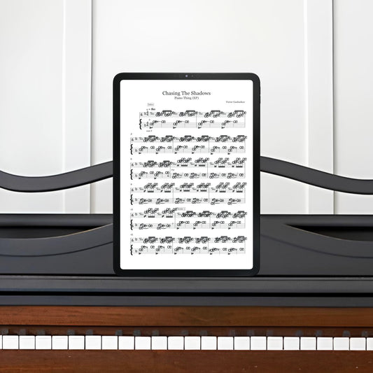 “Chasing The Shadows” piano sheets