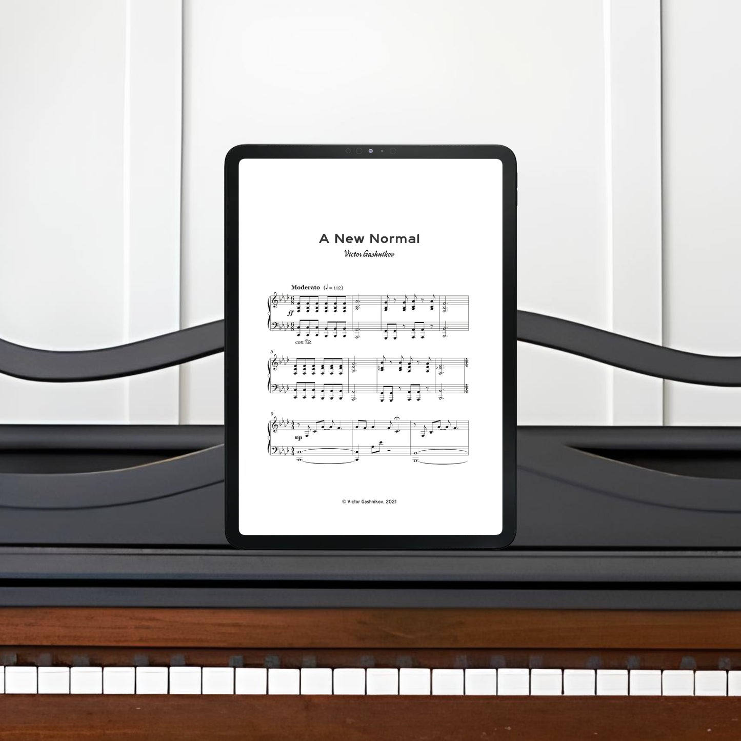 "A New Normal” piano sheets