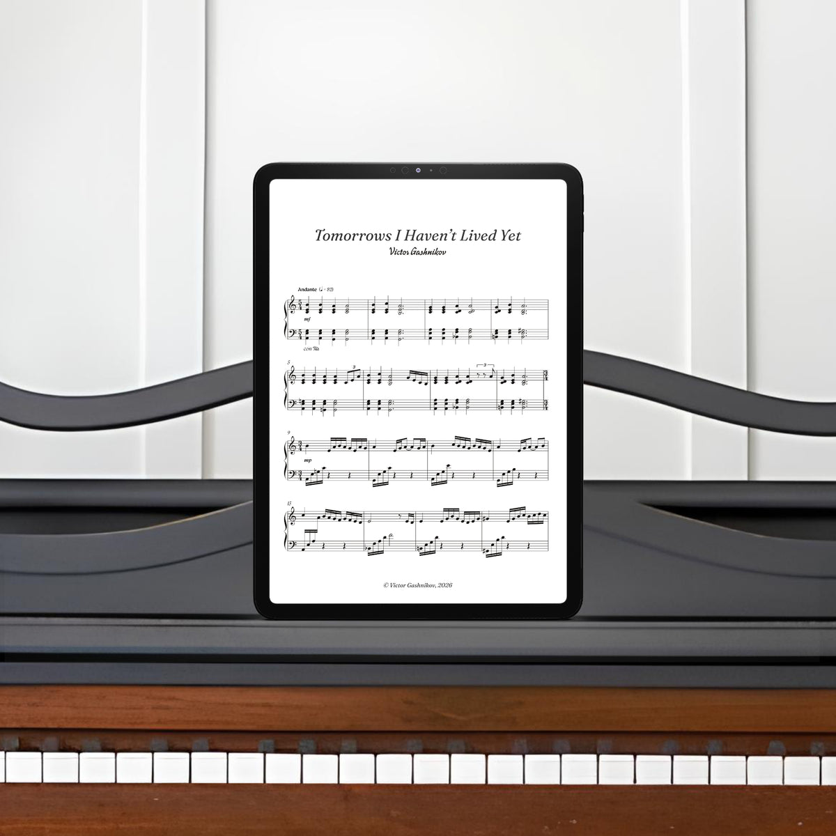 "Tomorrows I Haven't Lived Yet" piano sheets