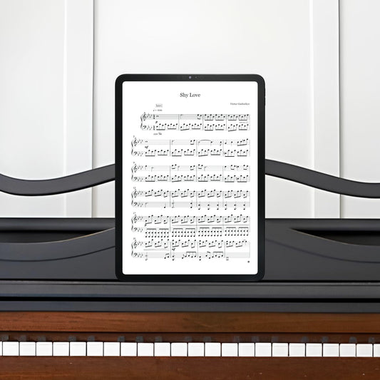 “Shy Love” piano sheets